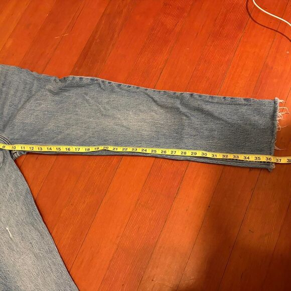 Abercrombie & Fitch 90's Straight Leg High Rise Jeans 25" - Picture 7 of 7